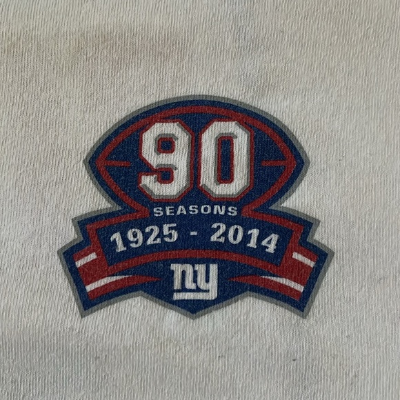 New York Giants 90th Anniversary Tshirt - Size L - Picture 3 of 8